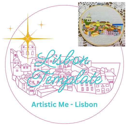 Lisbon - Artistic Me! - PDF Pattern Template